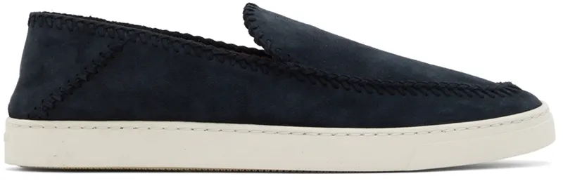 Giorgio Armani Navy Suede Slip-On (X2X141 XM968)