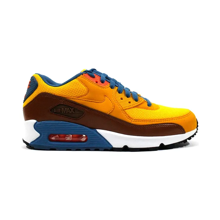 Nike Air Max 90 Essential “University Gold / Cognac / Rift Blue” (537384-700)