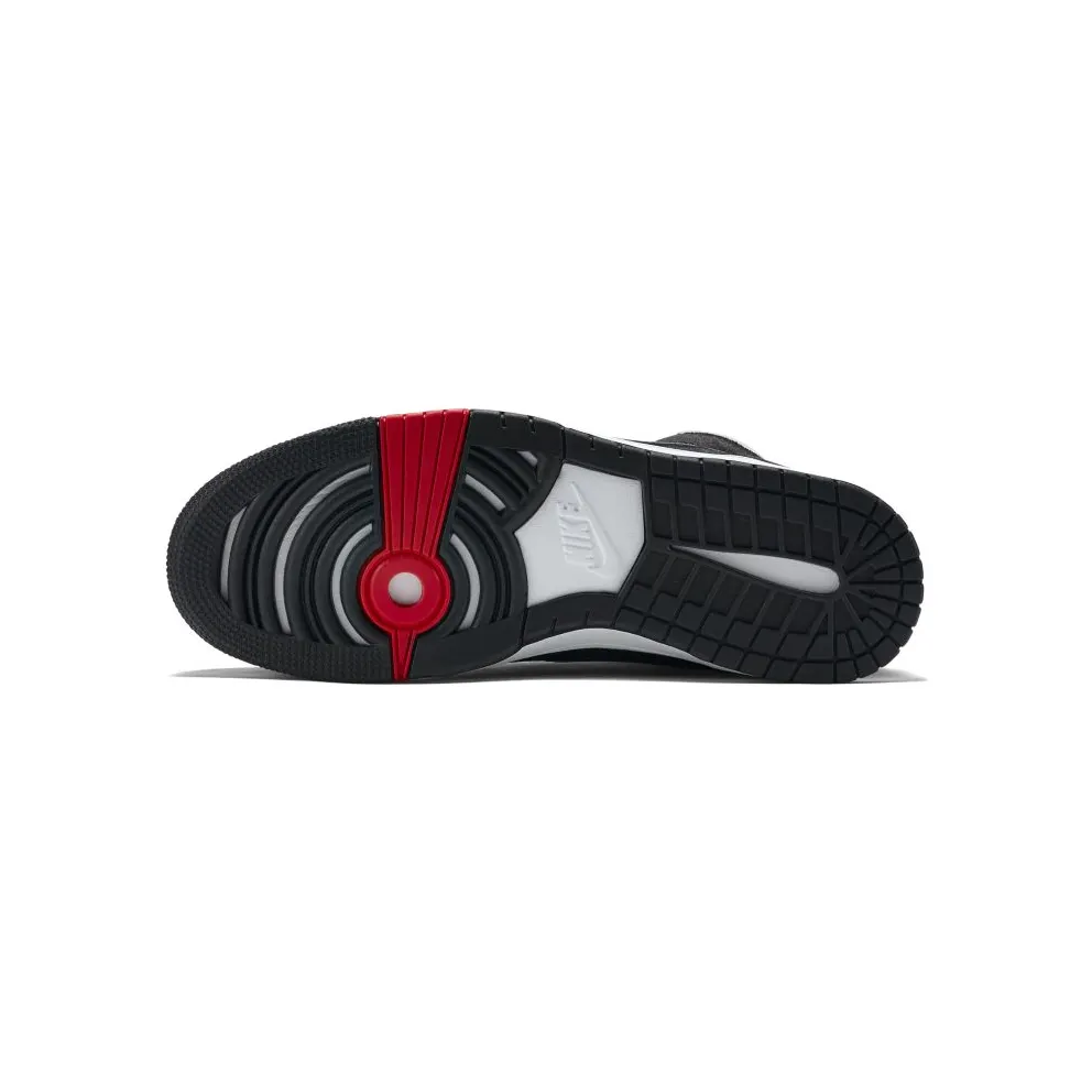 Nike Dunk CMFT Denim Black Black/Black-White-University Red (705434-001)