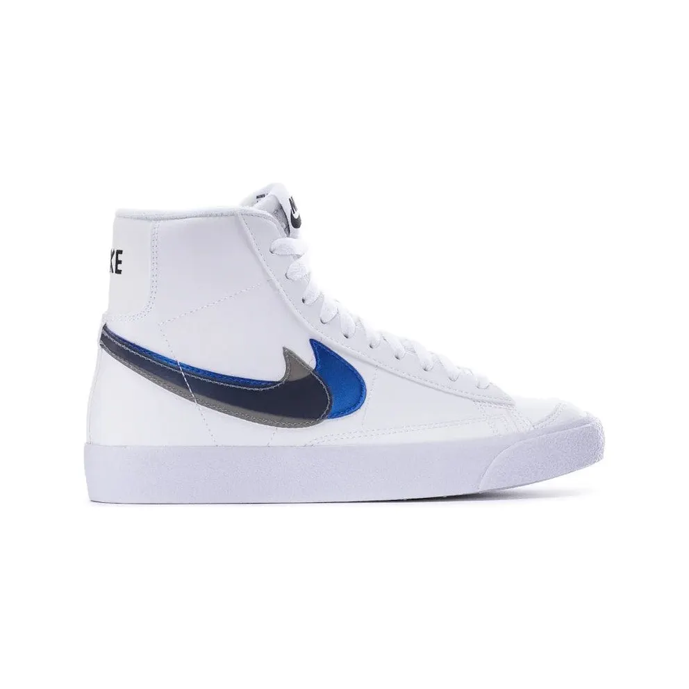 Nike Blazer Mid Next Nature Double Swoosh White Hyper Royal (FD0690-100)