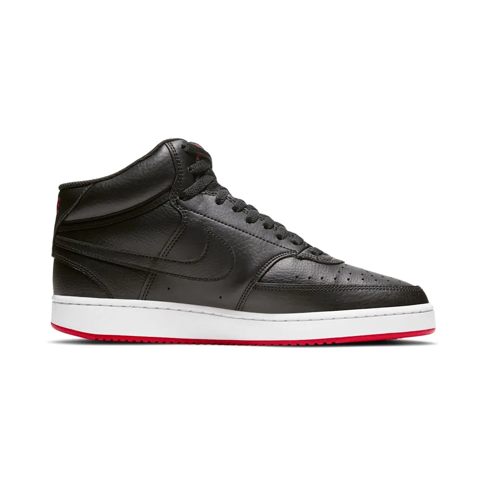 Nike Court Vision Mid Black University Red Black/University Red/Black (CD5466-005)