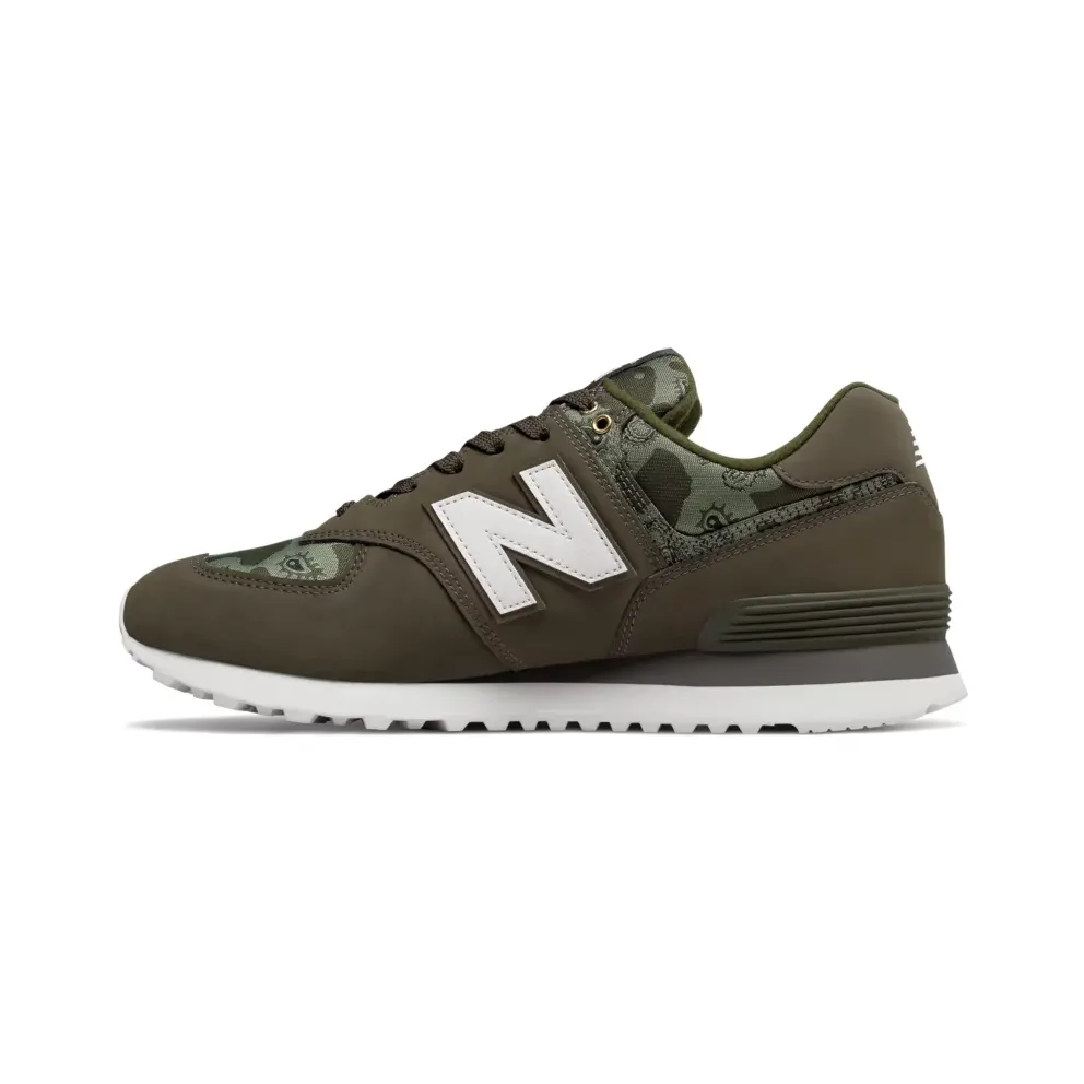 New Balance 574 Paisley Camouflage Military Dark Triumph/Covert Green-White (ML574PAA)