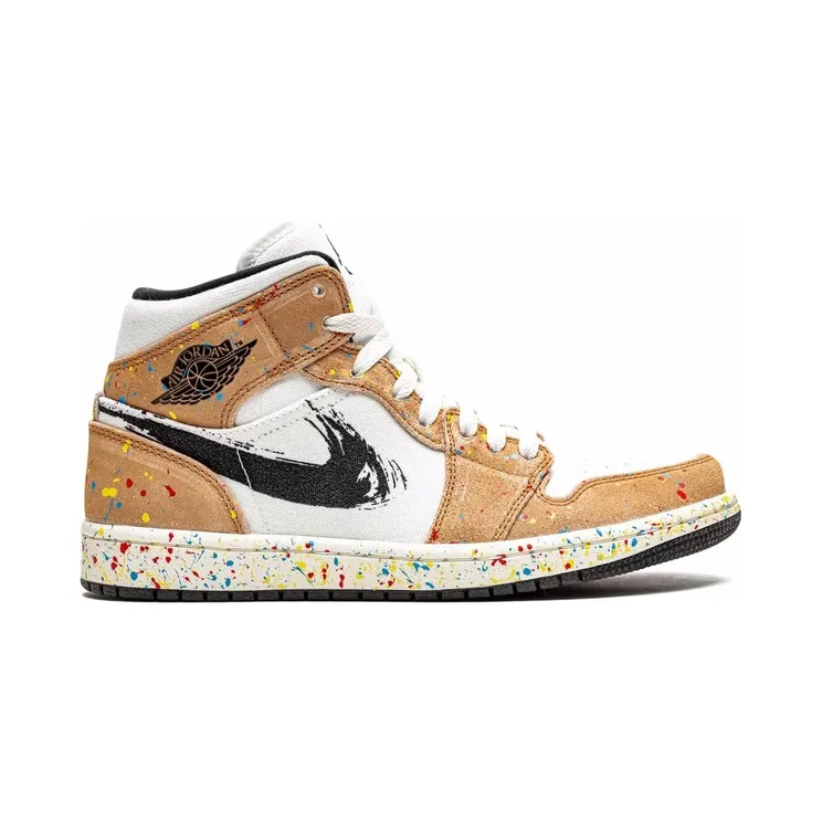 Jordan Air Jordan 1 Mid Brushstroke “Brown” (DA8005)