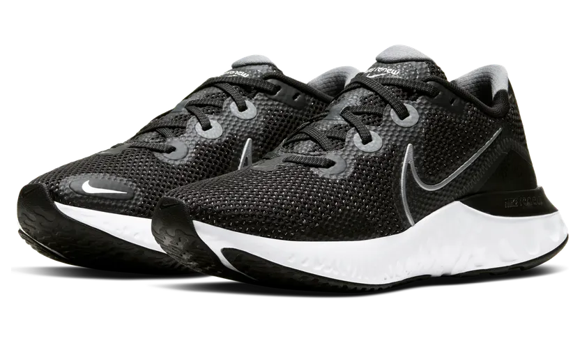 Nike Renew Run ‘Black’ Black/White/Dark Smoke Grey/Metallic Silver (CK6360-008)