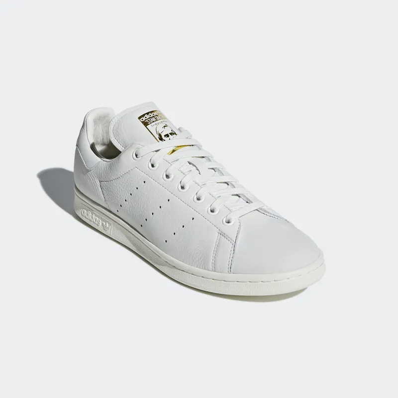 adidas Stan Smith Premium Triple White Running White/Running White/Gold Metallic (B37900)