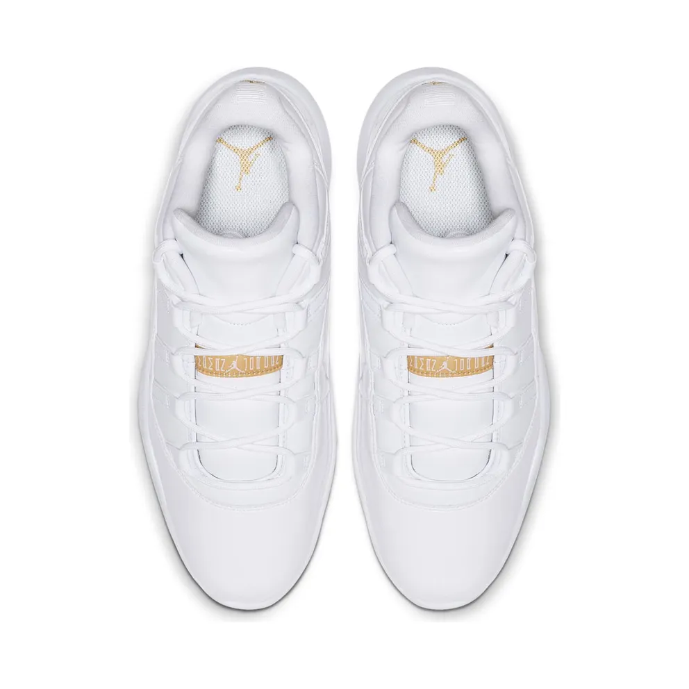 Air Jordan Nike AJ XI 11 Golf White Metallic Gold (2019) (AQ0963-102)