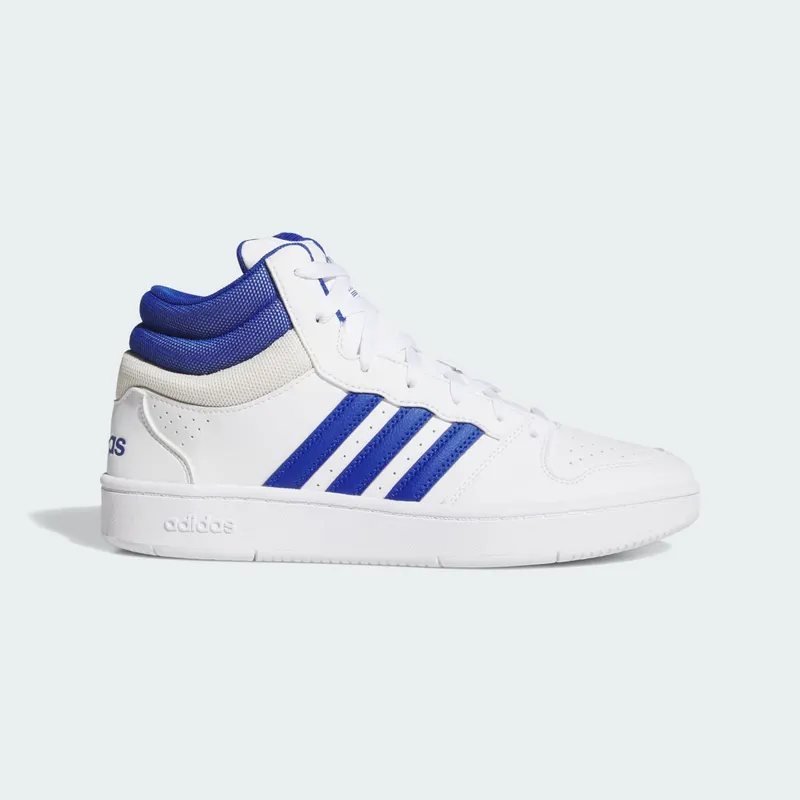 Adidas HOOPS MID CLASSIC Shoes Cloud White / Royal Blue / Orbit Grey (KI1034)