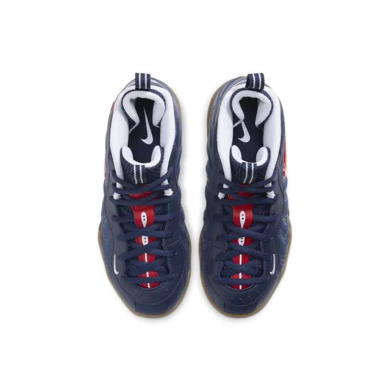 Nike Air Foamposite Pro Blue Void University Red (PS) Blue Void/Gum Light Brown-White-University Red (843755-405)