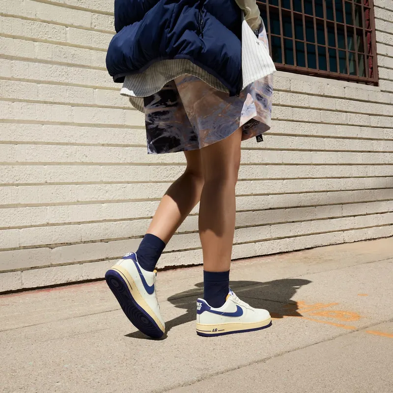 Nike Air Force 1 Low ’07 Athletic Department Sail Deep Royal Blue (FQ8103-133)