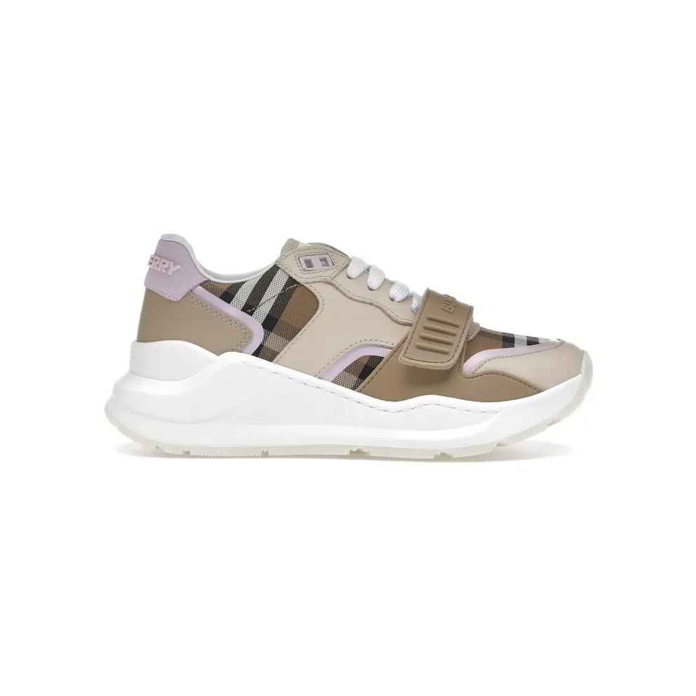 Burberry Ramsey Vintage Check Sneaker Beige Taupe Brown (8049213)