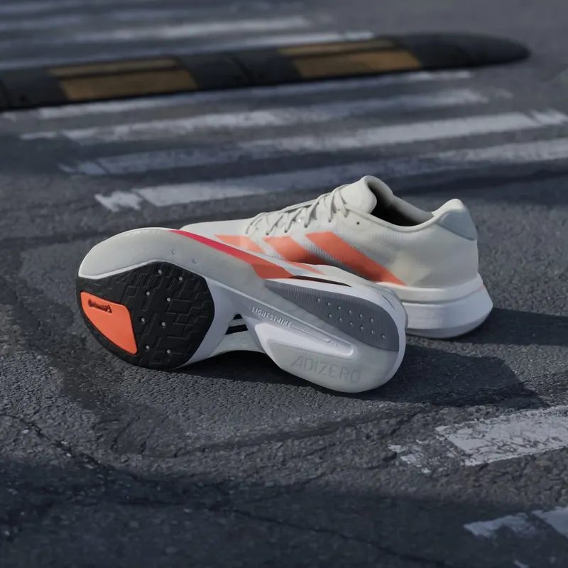 Adidas Adizero Boston 13 Off White / Lucid Orange / Grey (JP9252)