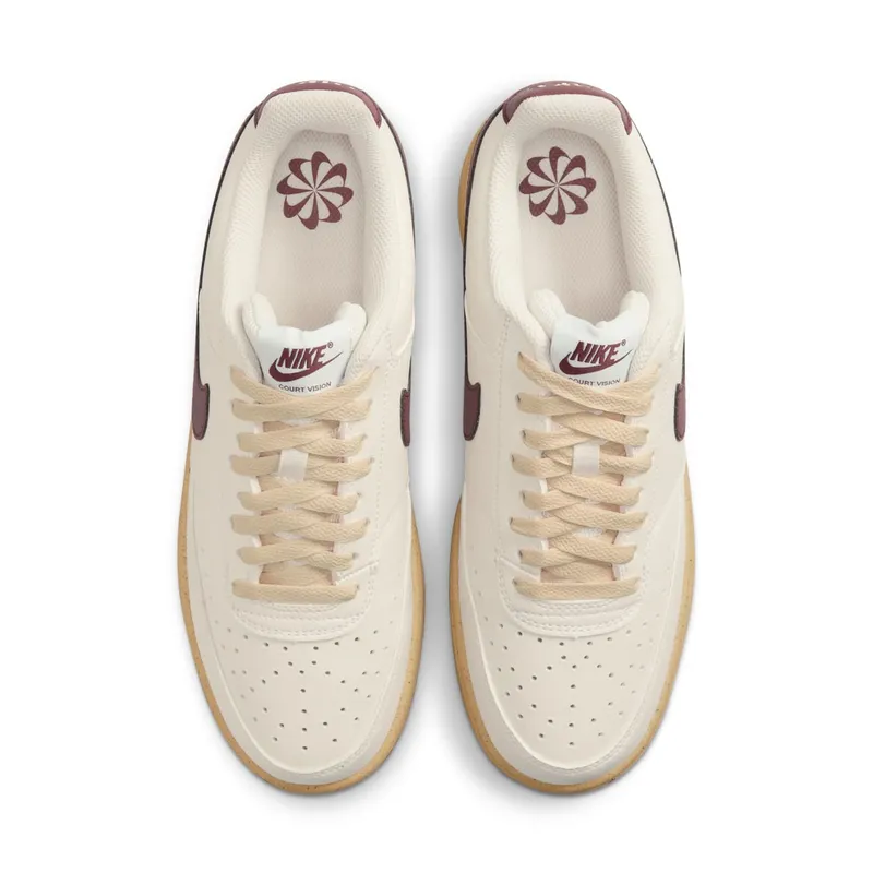 Nike Court Vision Low Next Nature Sail Dark Beetroot (FB8942-133)
