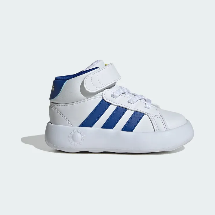 Adidas Grand Court Mid Cloud White / Royal Blue / Ice Yellow (IE3865)