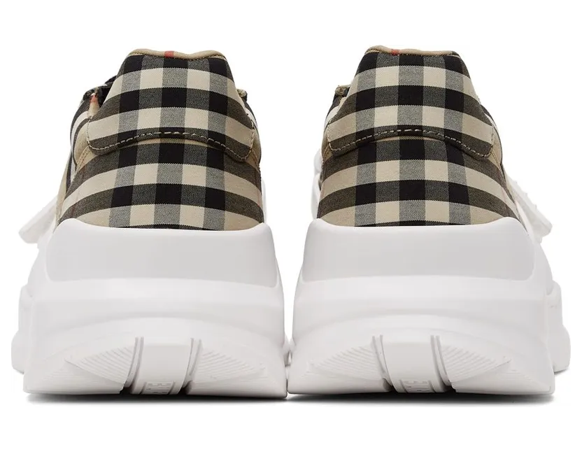 Burberry Beige Vintage Check Sneakers (8046826) (4)