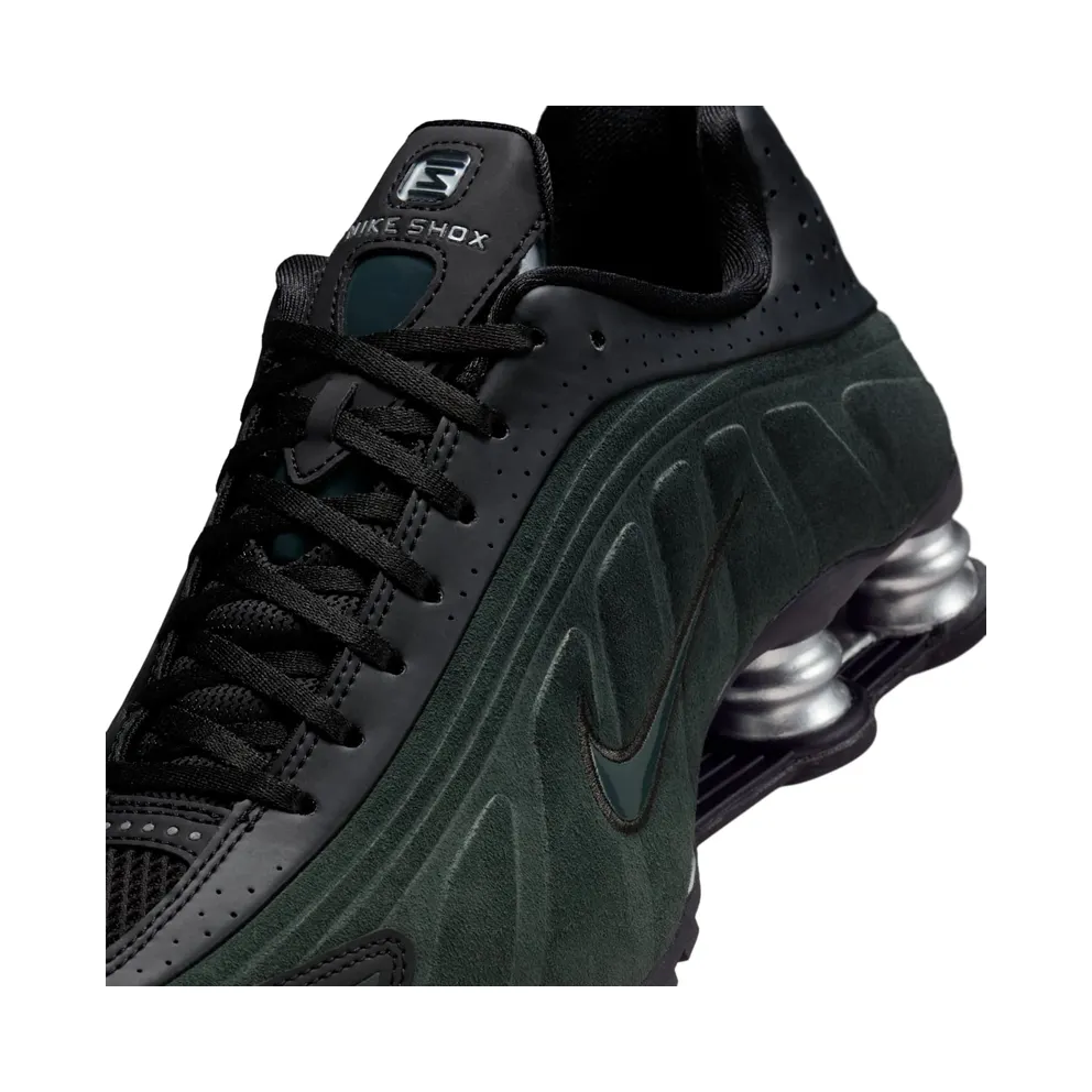 Nike Shox R4 Black Silver Seaweed (HQ7739-002)