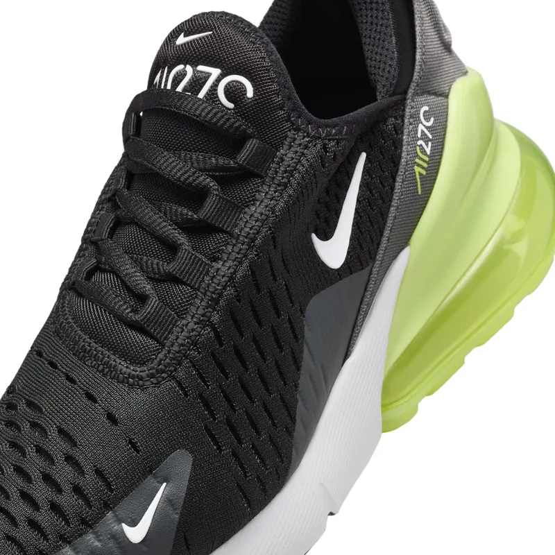 Nike AIR MAX 270 GS “LIGHT LEMON TWIST BLACK ANTHRACITE WHITE (GS)” (943345-704)