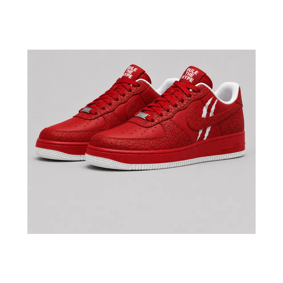 Nike × Solezilla Air Force 1 ’07 “Kaijū Red / Tokyo White” (SZ2026-201)