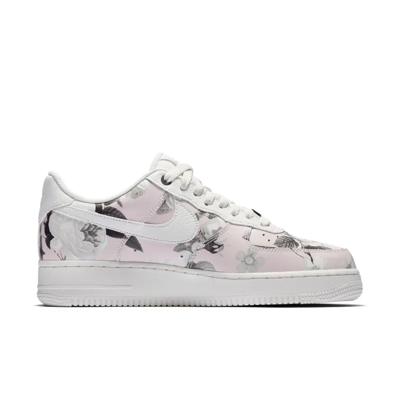 Nike Air Force 1 Low Floral Rose (W) Summit White/Summit White-Summit White (AO1017-102)