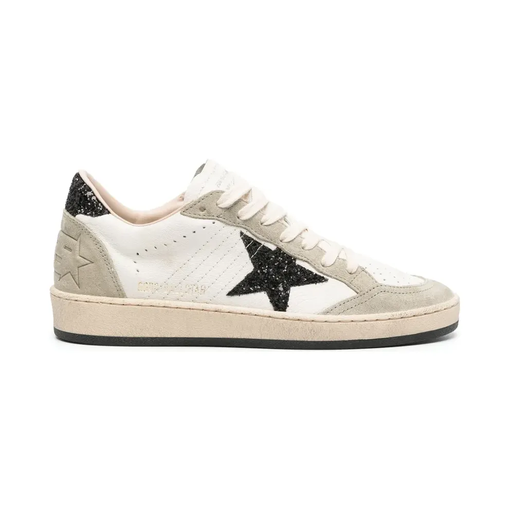 Golden Goose Ball Star leren – White (GWF00117F005147)