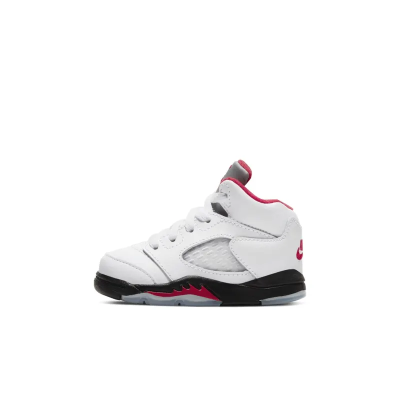 Air Jordan V 5 Retro Fire Red Silver Tongue (TD) (2020) (440890-102)