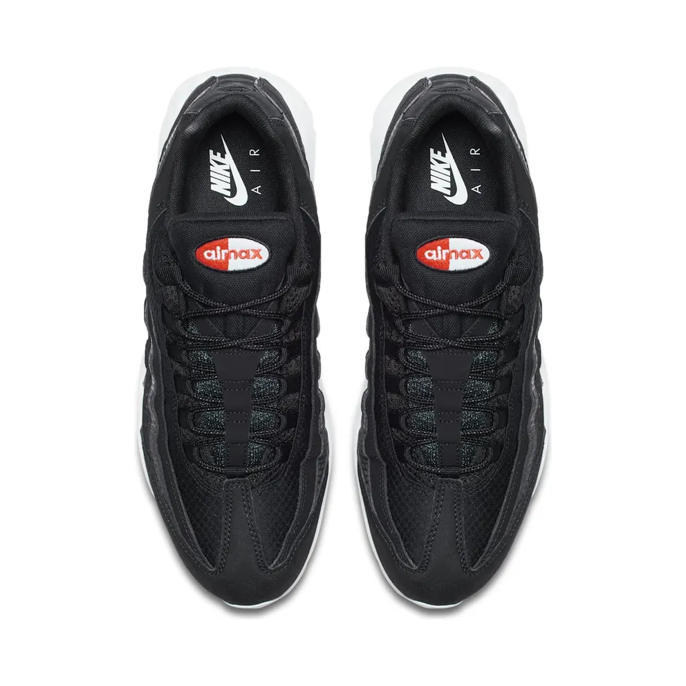 Nike Air Max 95 Black White Team Orange Black/White-Team Orange-Black (924478-001)