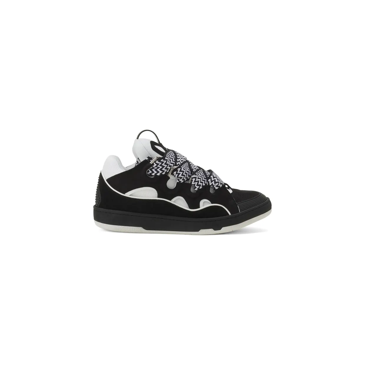Lanvin Zigzag Lace-up “Black/White” (FU-SKDK12 BICO-E25 1000)