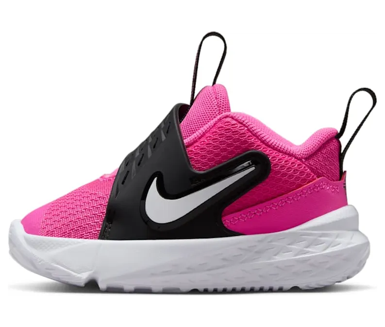 Nike Team Hustle D 12 Laser Fuchsia Black White (HF6281-600)