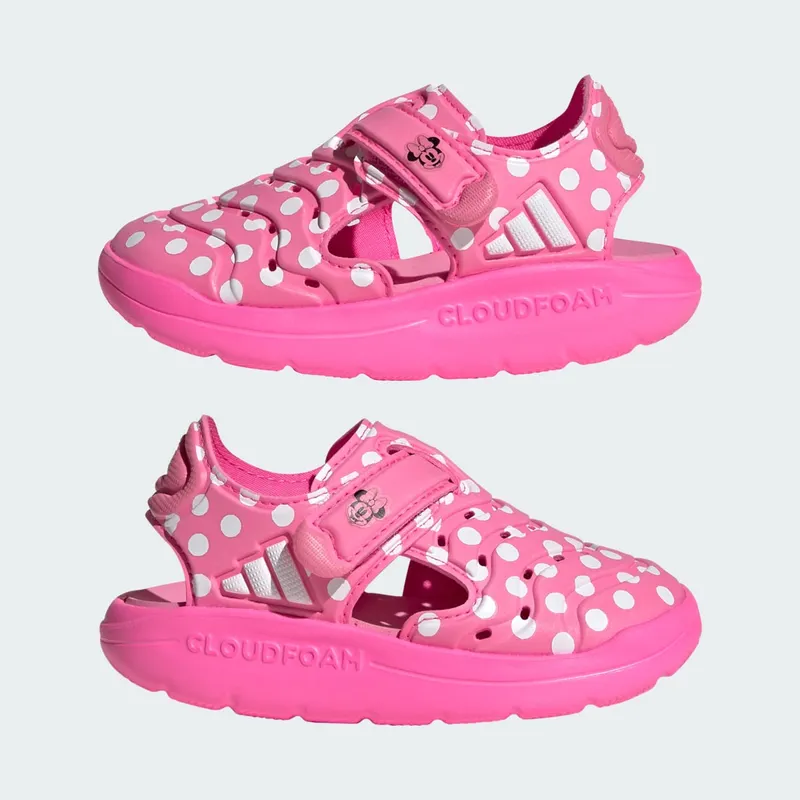 adidas Water Sandals Disney Minnie Mouse Bliss Pink White (JQ4400)