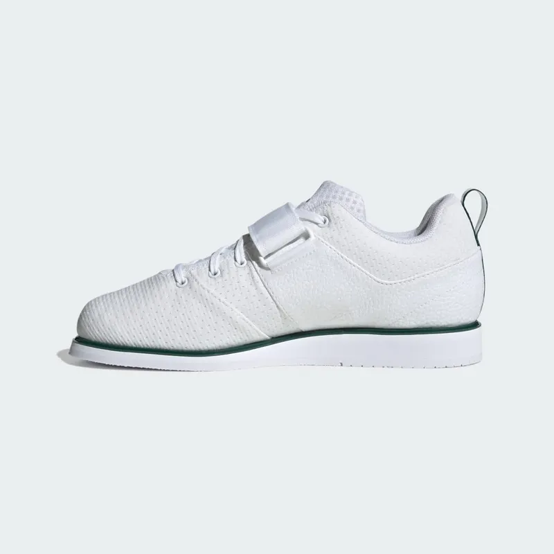 Adidas Powerlift 5 Weightlifting Cloud White / Core Black / Collegiate Green (IH8236)