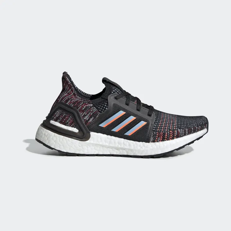 Adidas UltraBoost 19 J ‘Black Multi’ Core Black/Glow Blue/Hi-Res Coral (EF0930)