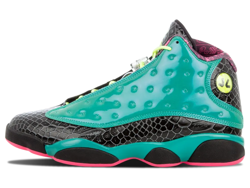 Air Jordan 13 Retro ‘Doernbecher’ Emerald Green/Volt Ice/Black/Dynamic Pink (836405-305)