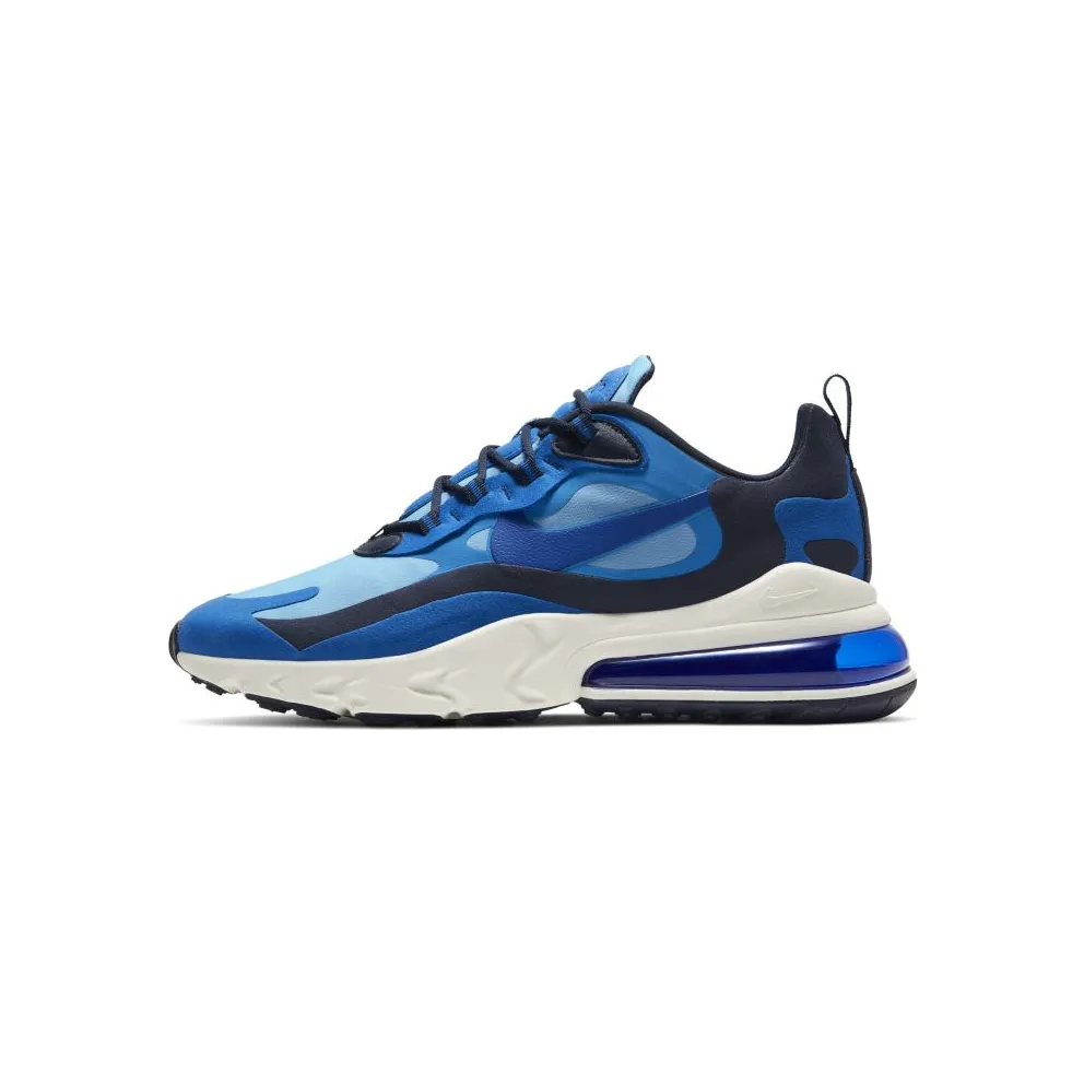 Nike Air Max 270 React Triple Blue Pacific Blue/University Blue/White (CI3866-400)