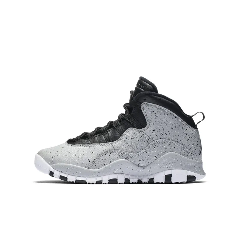 Jordan 10 Retro Light Smoke Grey (GS) Light Smoke Grey/Black-University Red-White (310806-062)