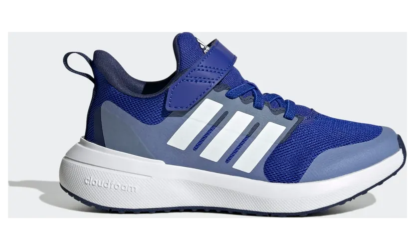 adidas FortaRun 2.0 Cloudfoam met Elastische Veters en Klittenband Lucid Blue / Cloud White / Blue Fusion (HP5452)