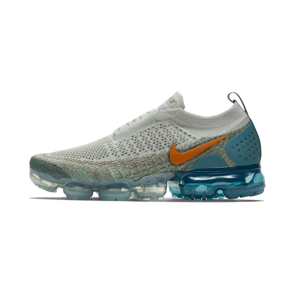 Nike Air VaporMax Moc 2 Light Silver Campfire Orange Celestial Teal (W)
