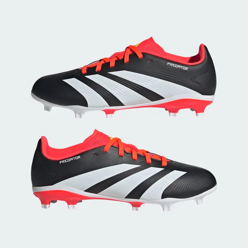 adidas Predator 24 League FG Core Black Cloud White Solar Red (IG7748)