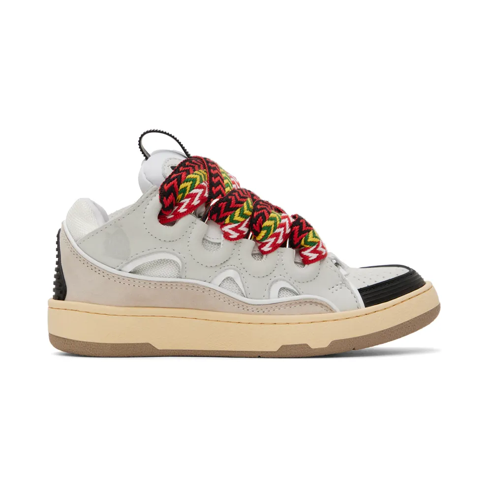Lanvin Curb “White/Gray” (FW-SKDK02-DRA2-A21)