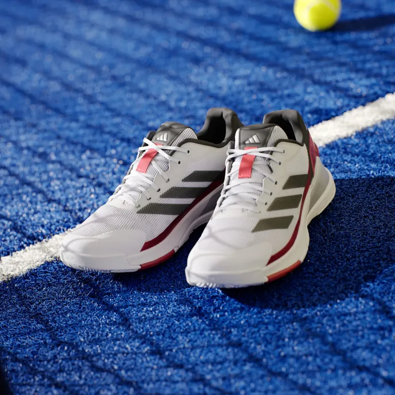 Adidas Crazyquick Padel Cloud White / Core Black / Lucid Red (IE3924)