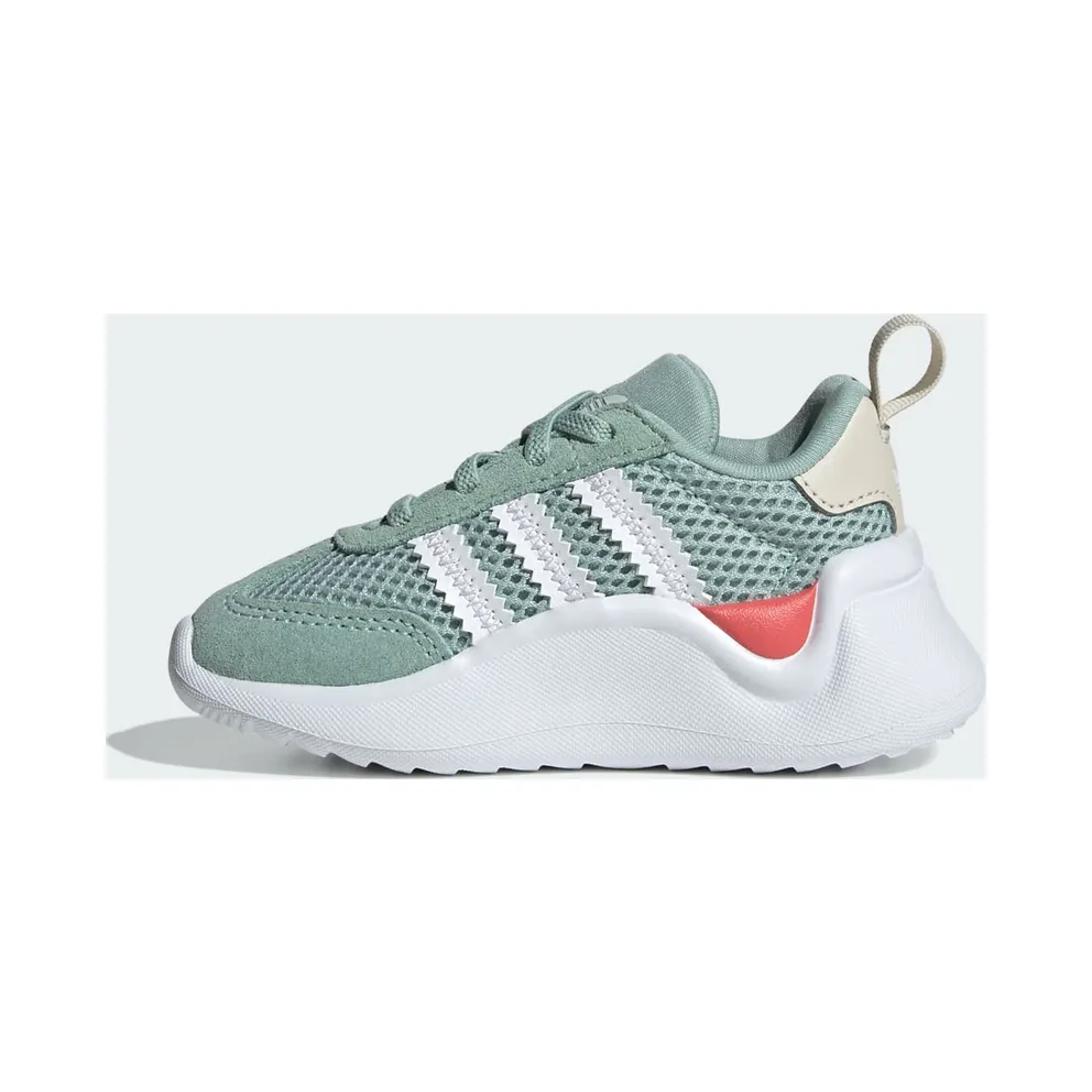 adidas Adifom 70s Comfort Closure Elastic Laces Shoes Kids “Hazy Green / Cloud White / Alumina” (IG4314)