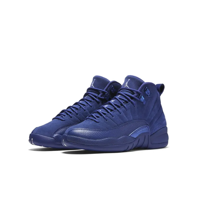 Jordan 12 Retro Deep Royal Blue (GS) Deep Royal Blue/White-Metallic Silver (153265-400)