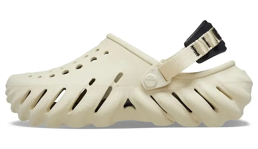 Crocs Echo Clog Bone Black (207937-2YJ)
