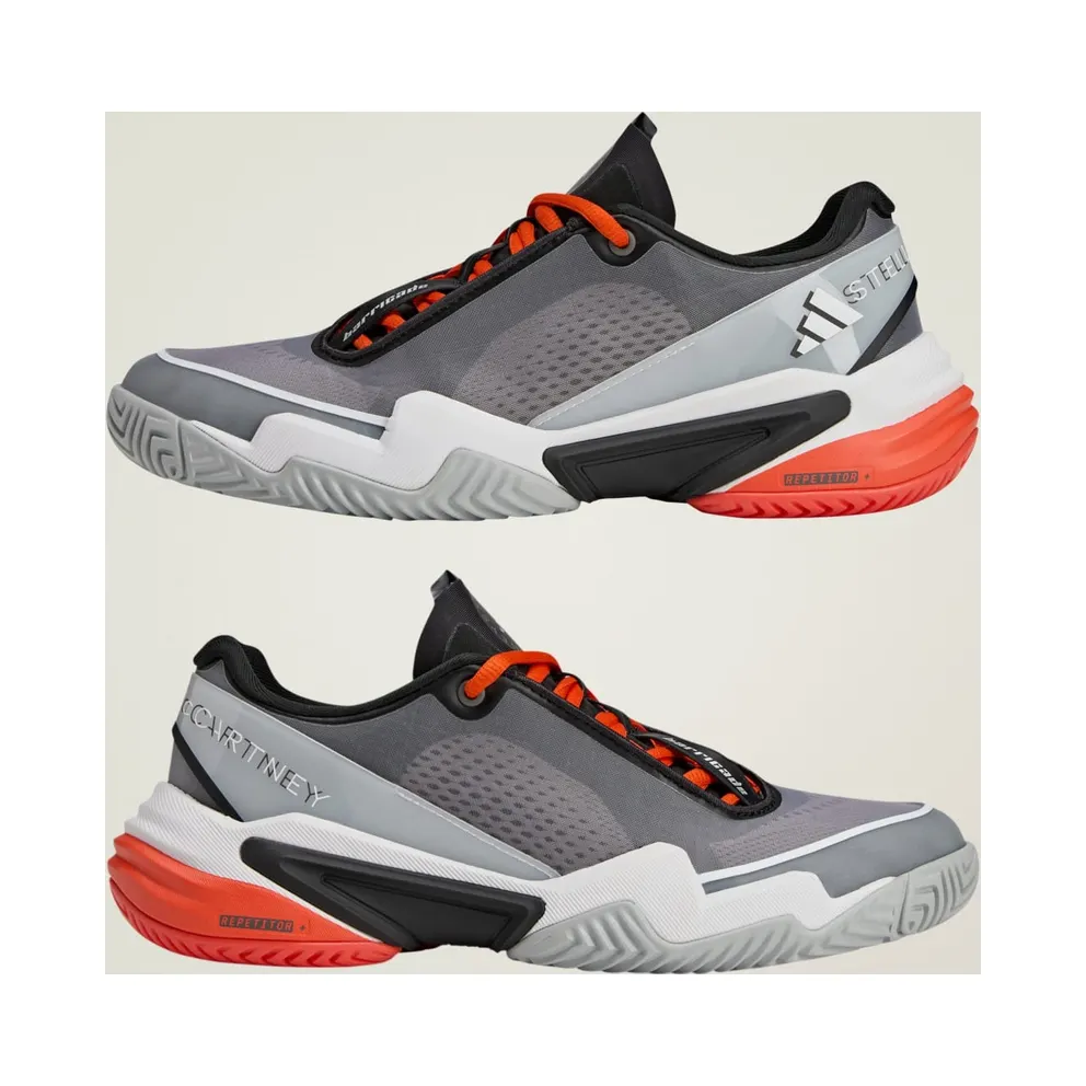 adidas Barricade by Stella McCartney White Charcoal Collegiate Orange (JR3285)