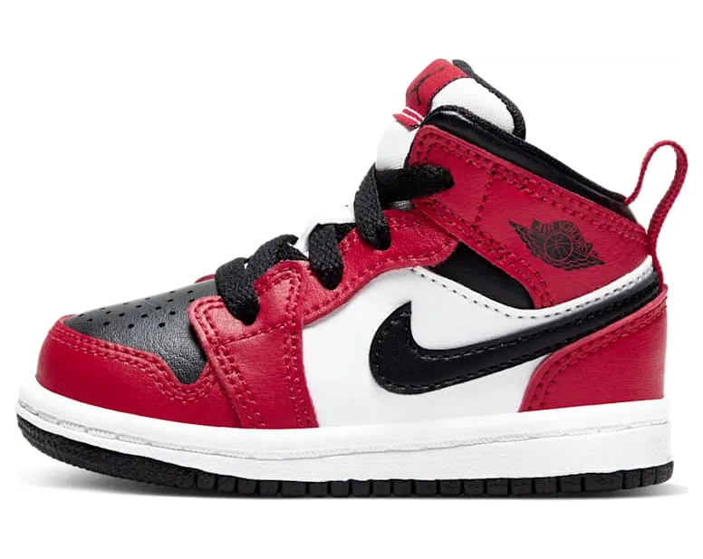 Jordan 1 Mid Chicago Toe (TD) “Black / Gym Red” (640735-069)