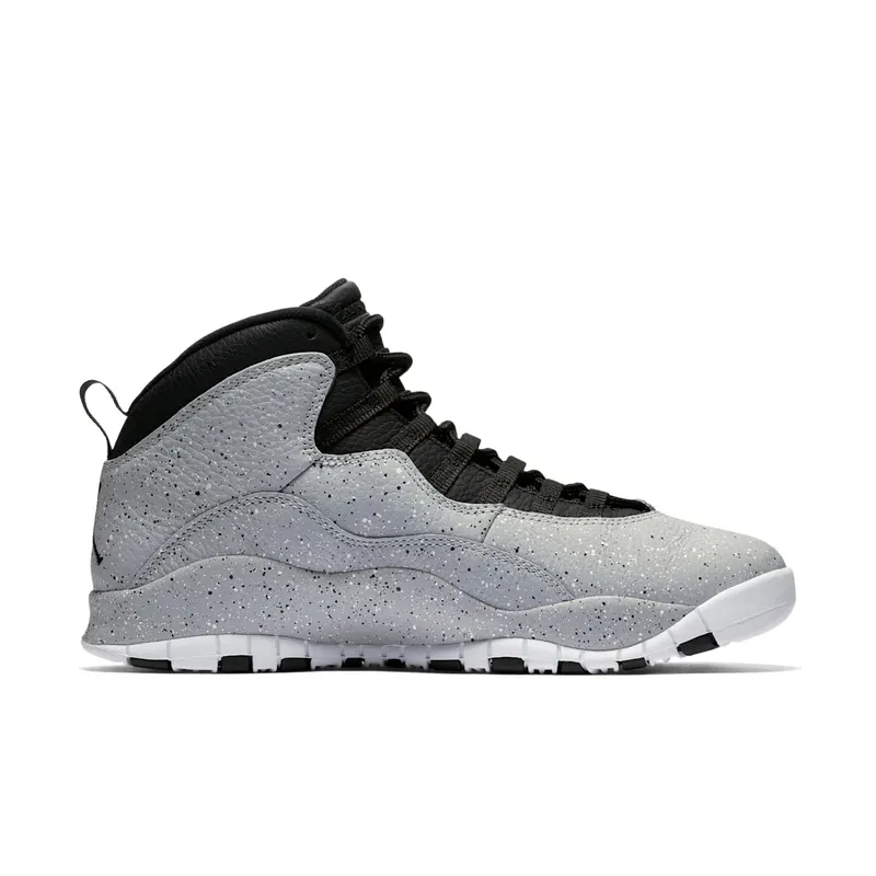 Jordan 10 Retro Light Smoke Grey Light Smoke Grey/Black-University Red-White (310805-062)