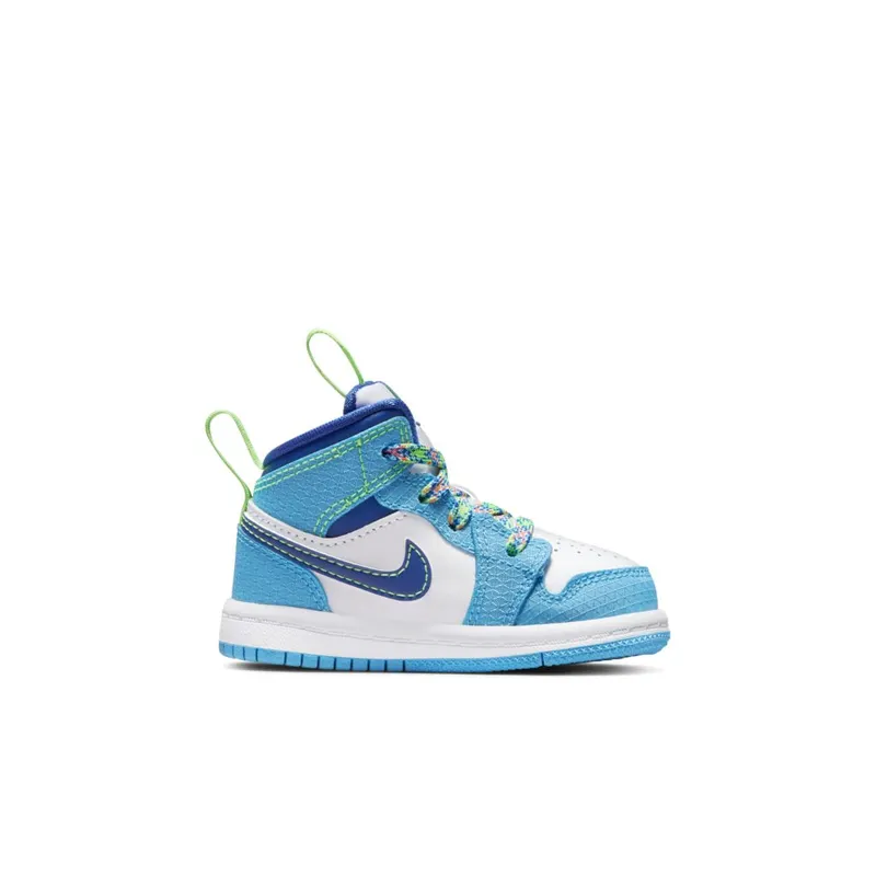 Jordan 1 Mid Powder Blue Racer Blue (TD) (DA8013-400)
