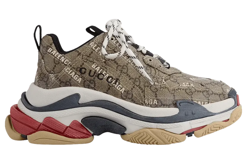 Gucci x Balenciaga The Hacker Project Triple S Beige (W) (677192ULZ10 9795)