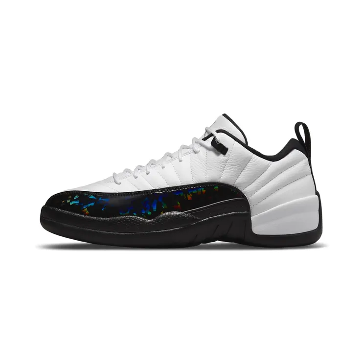 Air Jordan 12 Low 25 Years In China “White / Metallic Silver / Onyx” (DO8726-100)