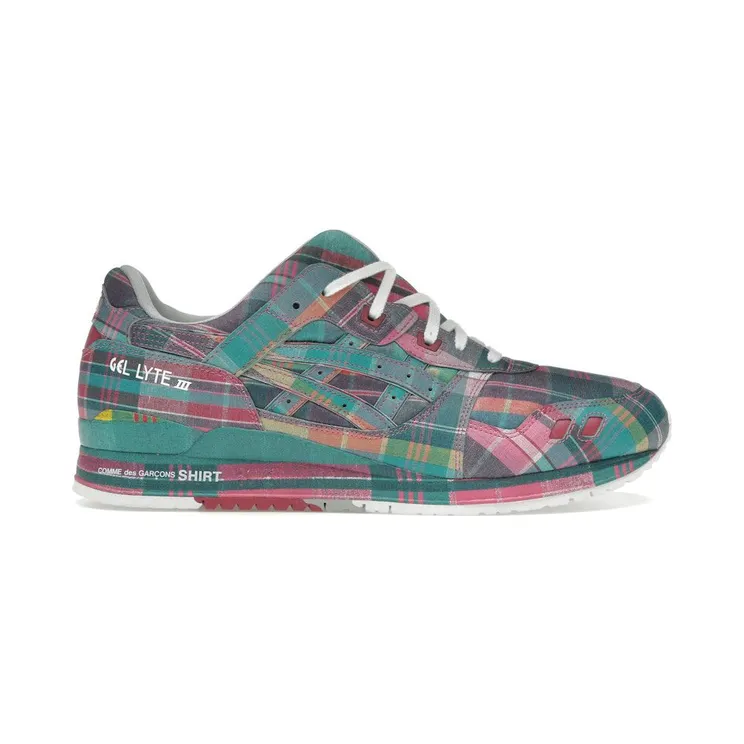 ASICS Gel-Lyte III ’07 Remastered Comme des Garçons SHIRT Pink Plaid (1203A824-700)