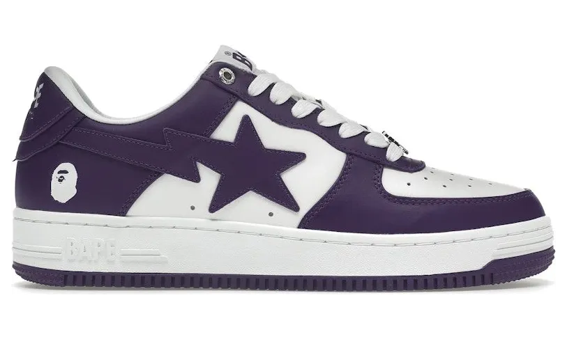 A Bathing Ape Bape Sta White Purple (2022) (1I70-291-006)