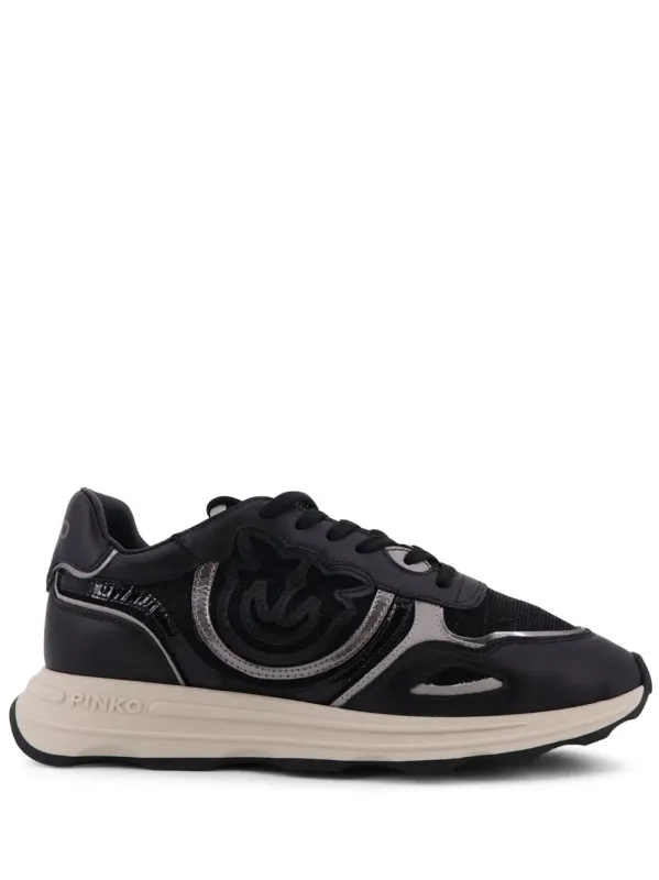PINKO Sneakers mit Logo-Applikation – Schwarz (SS0173P027)